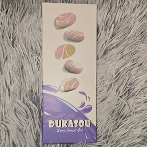 DUKASOU Semi Cured Gel Nail Strips real gel nail polish strips design